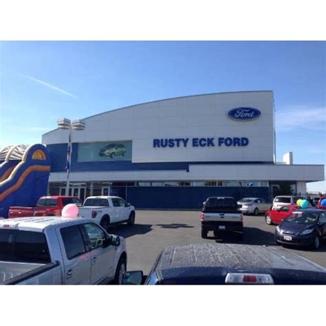 Rusty eck ford wichita ks - Great rebates, Discover savings at Rusty Eck Ford in Wichita, KS! Research the 2024 Ford Bronco Sport Outer Banks®. View pictures, specs, and pricing & schedule a test drive today. Rusty Eck Ford; Sales 316-688-2084; Service 316-688-3453; Parts 316-394-3555; ... Explore new horizons with Rusty Eck Ford's latest lineup. Find your perfect match ...
